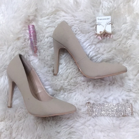 matte nude shoes